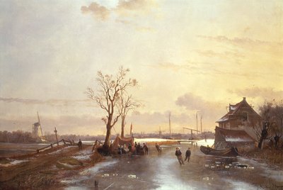 Kış Manzarası, 1853 by J. Anton Mignon