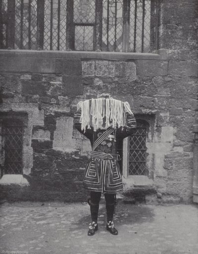 Maundy Money Dağıtma, Sadaka taşıyan Yeoman by J. Benjamin Stone