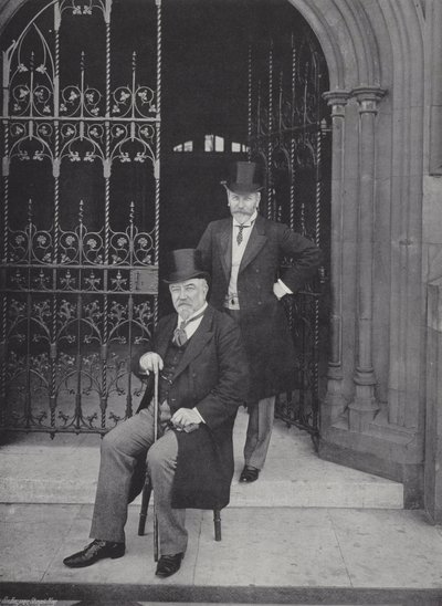 Sir Edward Reed, K.C.B. ve Bay E.T. Reed by J. Benjamin Stone