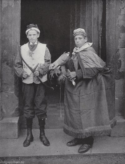 Korna Dansı, Abbots Bromley, Aptal ve Robin Hood by J. Benjamin Stone