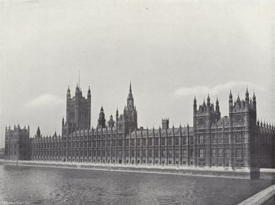 Westminster Sarayı by J. Benjamin Stone