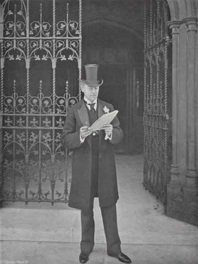 Doğru Hz. Joseph Chamberlain by J. Benjamin Stone