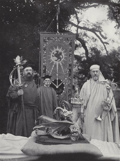 Galli Eisteddfod, Regalia ve Memurlar by J. Benjamin Stone