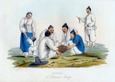Koorai, Bir Balıkçı Ailesi, 1848. by J. Bull