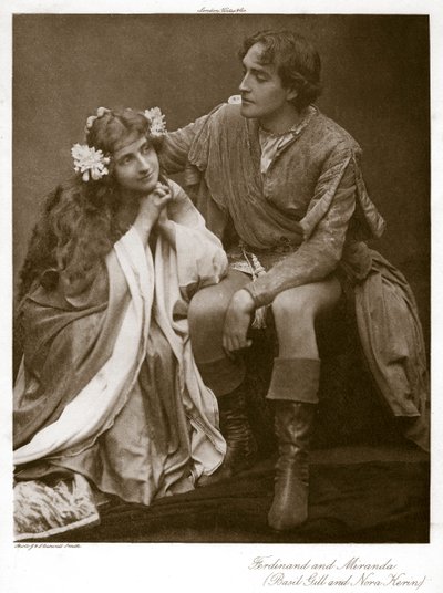 'Ferdinand ve Miranda', c1900. by J Caswall Smith