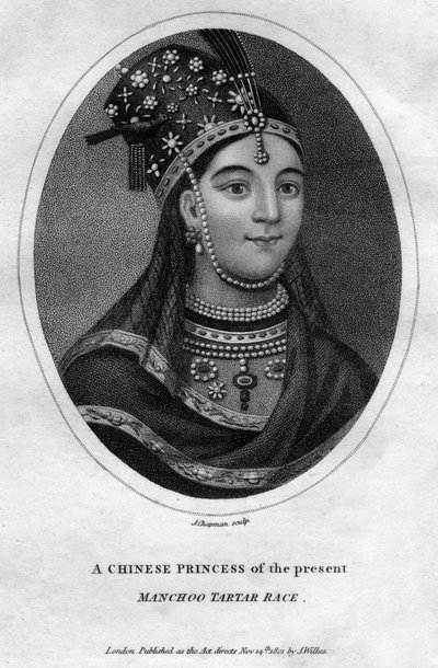 Mançu Tartar Irkının Çinli Prensesi, 1801. by J. Chapman