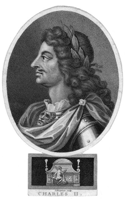 Charles II, İngiltere Kralı, İskoçya ve İrlanda, 19. yüzyıl. by J. Chapman