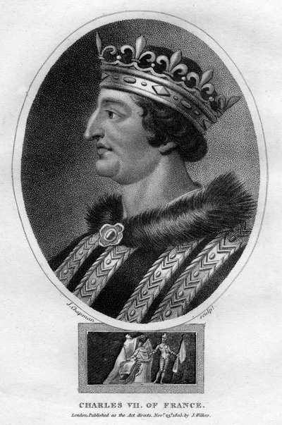 Charles VII, Fransa Kralı, 1805. by J. Chapman