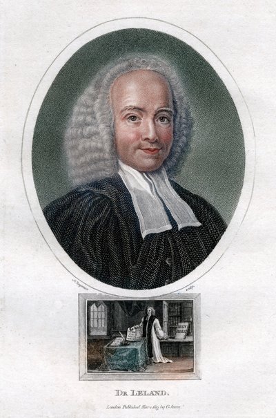John Leland, 18. yüzyıl İngiliz Presbiteryen bakanı ve teolojik eserlerin yazarı, 1813. by J. Chapman