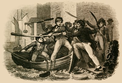 Mary Anne Talbot Bir Basın Çetesine Direniyor, 1822. by J. Chapman