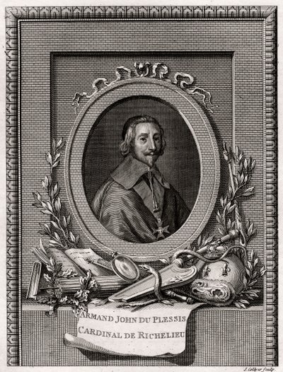 Armand Jean Du Plessis, Kardinal ve Richelieu Dükü, 1775 by J. Collyer