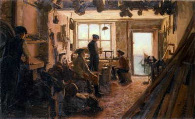 Blok Yapıcının Dükkanı by J. Cooke