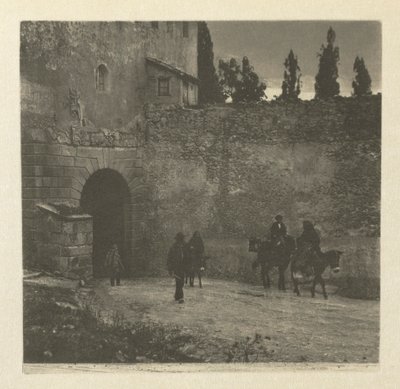 Kamera Çalışması: Bir Ağ Geçidi - Segovia, 1914. by J. Craig Annan
