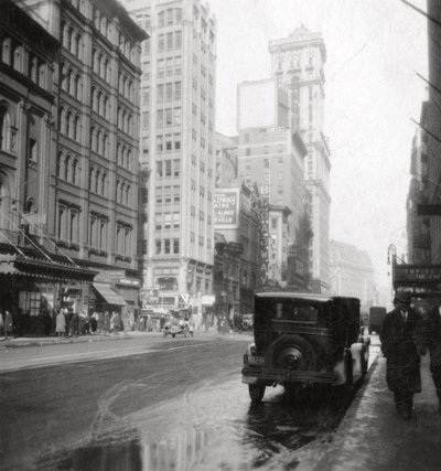 Broadway ve Times Building, New York City, ABD, 20. yüzyıl by J. Dearden Holmes