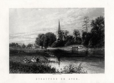 Stratford, Avon, İngiltere, 1883 by J. Godfrey