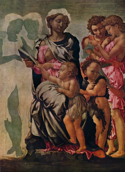 Aziz John ve Melekler ile Madonna ve Çocuk, c1497, 1938 by J Greig Pirie