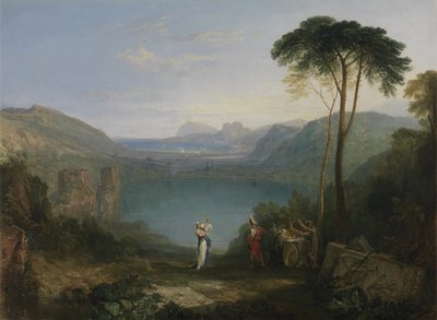 Avernus Gölü: Aeneas ve Cumaean Sybil by Joseph Mallord William Turner