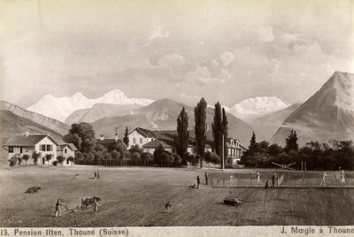 Emeklilik Liten, Thun, İsviçre, 1885. by J Moegle