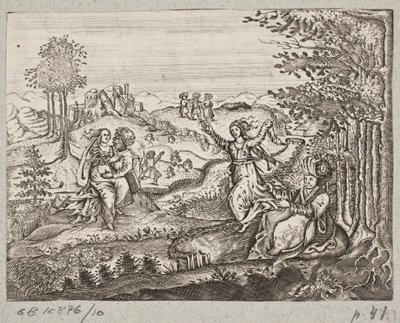 Adam Olearius til illüstrasyon, “Dahice bir şair Schich Saadi tarafından Farsça Rosenthal […]”, Schleswig 1660 by J. Muller