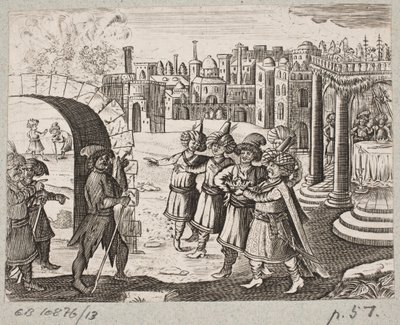 Adam Olearius til illüstrasyon, “Dahice bir şair Schich Saadi tarafından Farsça Rosenthal […]”, Schleswig 1660 by J. Muller