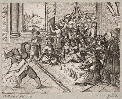 Adam Olearius til illüstrasyon, “Dahice bir şair Schich Saadi tarafından Farsça Rosenthal […]”, Schleswig 1660 by J. Muller