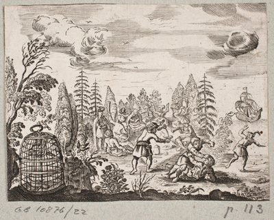 Adam Olearius til illüstrasyon, “Dahice bir şair Schich Saadi tarafından Farsça Rosenthal […]”, Schleswig 1660 by J. Muller