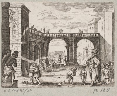 Adam Olearius til illüstrasyon, “Dahice Şair Schich Saadi tarafından Farsça Rosenthal […]”, Schleswig 1660 by J. Muller