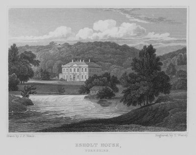 Esholt Evi, Yorkshire (gravür) by John Preston Neale