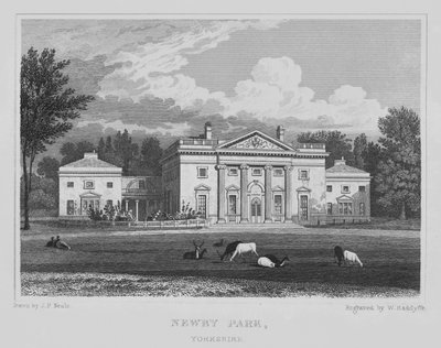 Newby Park, Yorkshire (gravür) by John Preston Neale