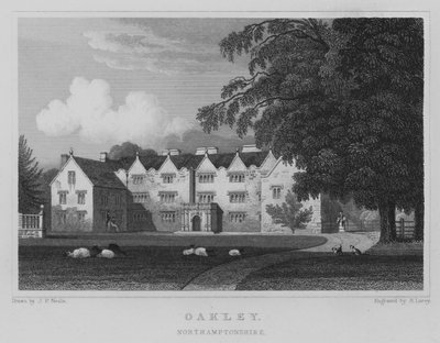 Oakley, Northamptonshire (gravür) by John Preston Neale