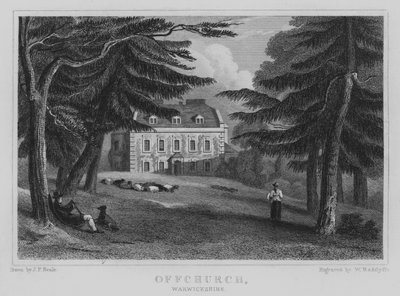 Offchurch, Warwickshire (gravür) by John Preston Neale