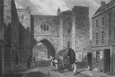 Aziz John Kapısı, Clerkenwell (gravür) by John Preston Neale