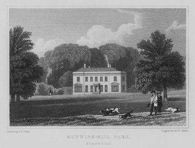 Sunning-Hill Park, Berkshire (gravür) by John Preston Neale