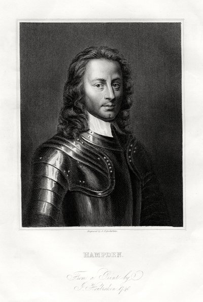 John Hampden Esquire, 19. yüzyıl by J. Posselwhite