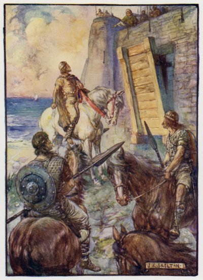 Denize açılan o küçük yelkeni görüyor musun? Oradaki Macduff by J. R. Skelton