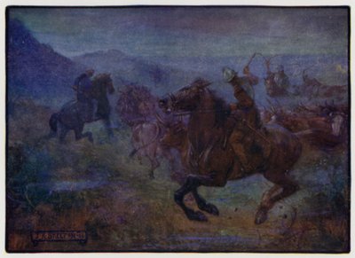 16. yüzyılın başlarında Border Reivers tarafından İngiliz-İskoç Sınırlarına Baskın by J. R. Skelton