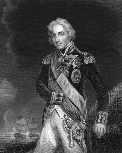 Horatio Nelson, 1. Vikont Nelson, İngiliz deniz komutanı, c1798-c1805 c1857 by J. Rogers
