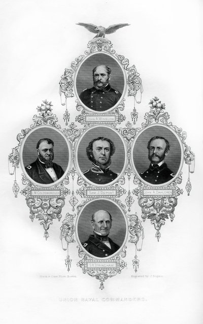 Birlik İç Savaşı Amiralleri Winslow, Goldsborough, Du Pont, Dahlgren ve Stringham, 1862-1867. by J. Rogers