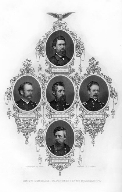Mississippi Departmanı Birliği generalleri, Amerikan İç Savaşı, 1862-1867. by J. Rogers