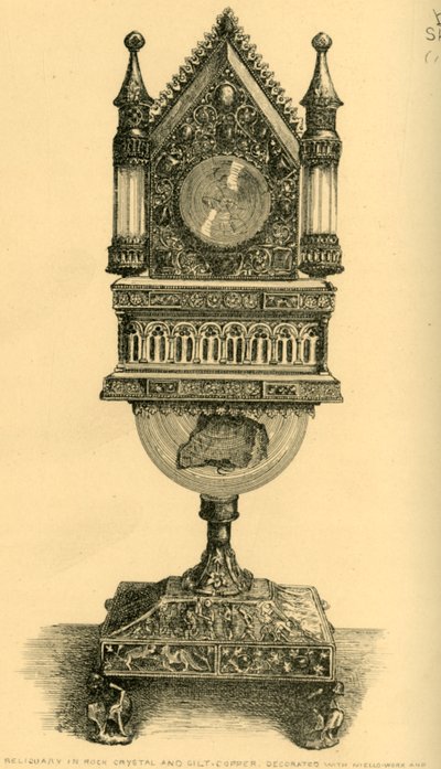 Reliquary, 13. yüzyılın başları, 1881. by J. S. Goepel