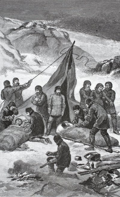 Kurtarma, 23 Haziran 1884, pub. Londra 1886 by J. Steeple Davis