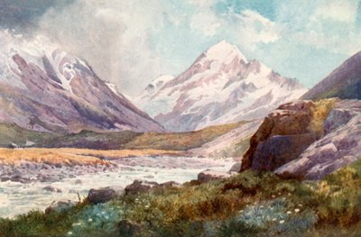 Cook Dağı, Yeni Zelanda by J. Williamson