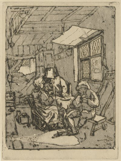 Çiftlik evi içi (ikinci versiyon) by Jabes Heenck