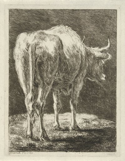 Bir manzara içinde inek by Jabes Heenck