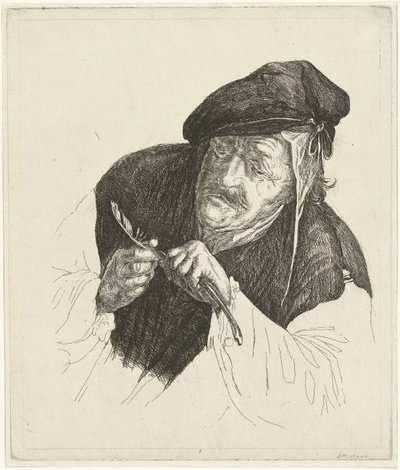 Adam kalemini eğlendirir by Jabes Heenck