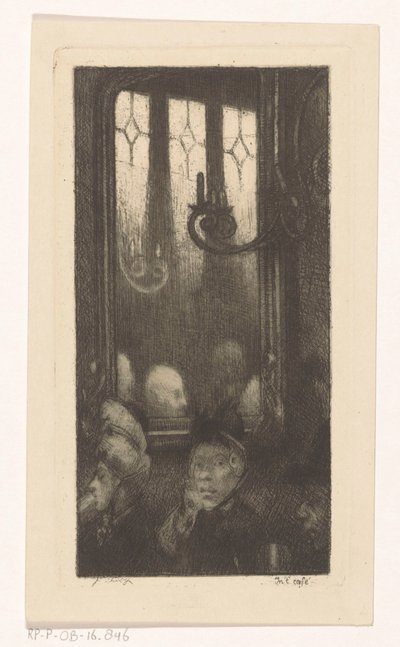 Kafede (nesnedeki orijinal başlık) by Jac van Looij
