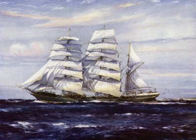 Clipper Gemileri: Strathdon (renkli taş) by Jack (after) Spurling