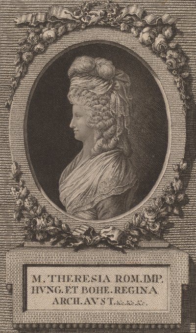 Marie-Thérèse, Kutsal Roma İmparatoriçesi. by Jacob Adam