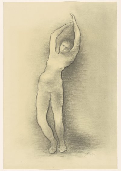 çıplak kadın by Jacob Bendien (signed by artist)