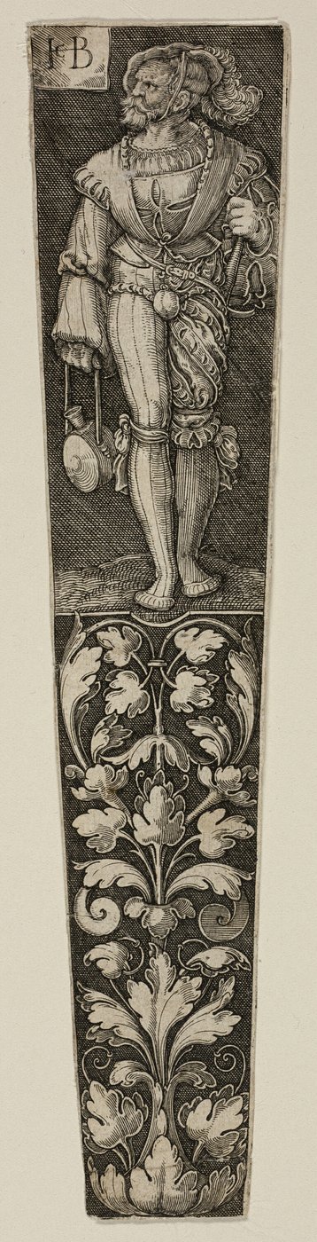 Landsknecht ile Hançer Kılıf by Jacob Binck